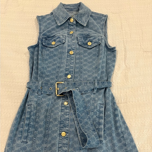 slim fit dress slacks Giana Corset Denim Dress Medium main image 0